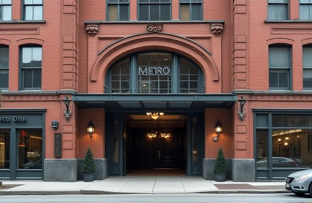 Exterior shot of the Metro Beacon Press building in Indianapolis